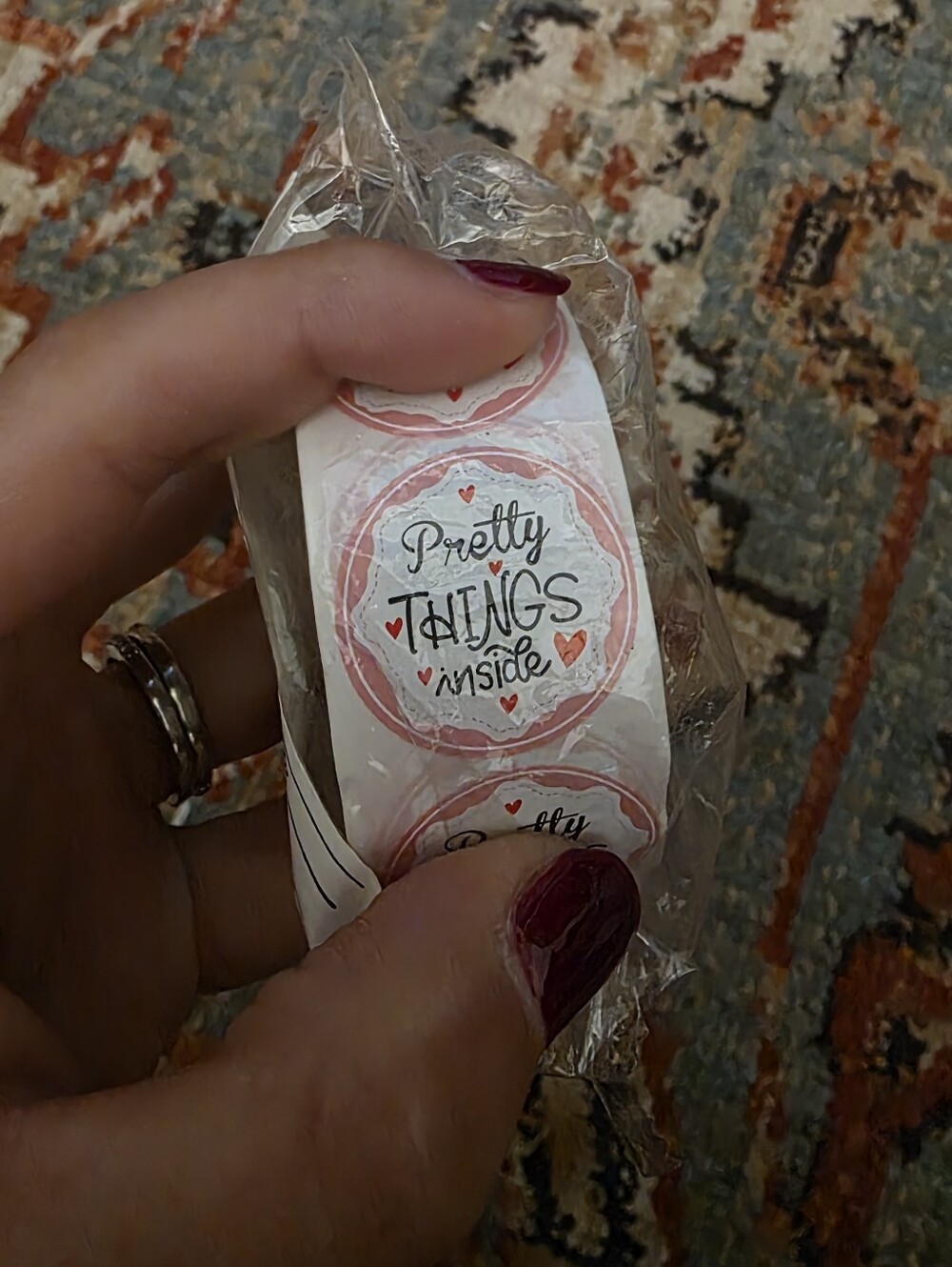 Pretty Things Inside Sticker Roll - 500pc
